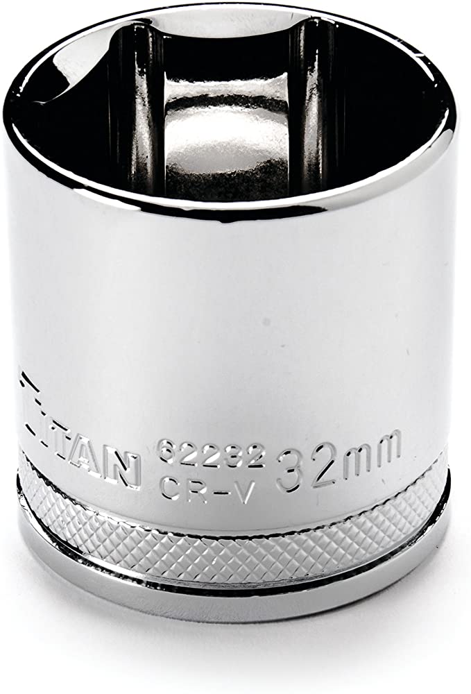 Titan 62232 32mm 1/2" Drive 6 Pt. Socket