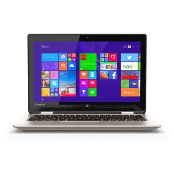 Toshiba Radius 2-in-1 11.6" Touch-screen Laptop - Intel Celeron Processor N2840 / 4GB Memory / 500GB HD/ Webcam / Windows 8.1 64-bit -Satin Gold