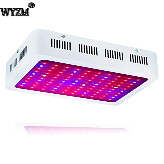 1000W Full Spectrum LED Grow Light,100-265V Input,Special Design for Indoor Growing Herbs and Plants (100X10W)