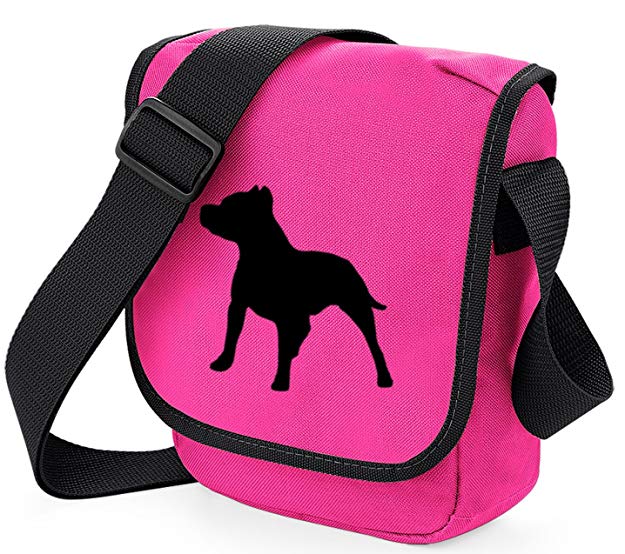 Staffordshire Bull Terrier Bag Mini Reporter Staffie Shoulder Bag Staffy Gift Choice of Colours