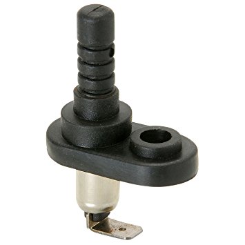 Nickel Plated Pin Switch w/Polycarb Plunger and Rubber Boot (1)