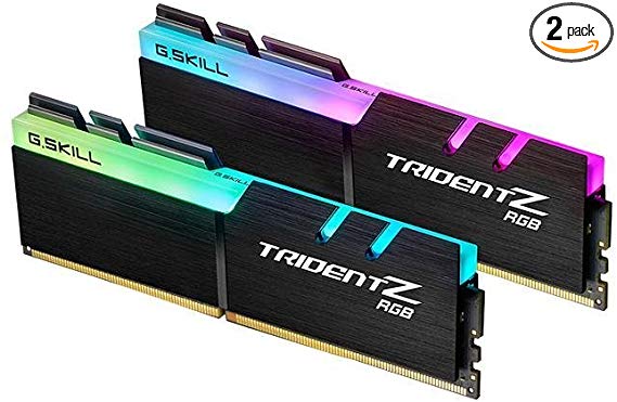 G.Skill 16GB DDR4 TridentZ RGB 3600Mhz PC4-28800 CL18 1.35V Dual Channel Kit (2x8GB) for Intel Z270