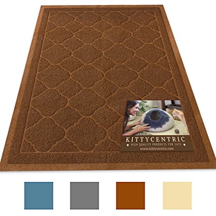 Kittycentric Jumbo Cat Litter Mat with Scatter Control