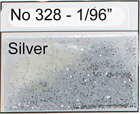 1Kg Glitter Bulk Bags Of Ultra Fine Colourfast Glitter (Silver 328)