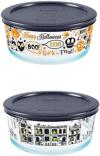 Pyrex Halloween 4 Piece Storage Set