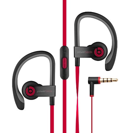 Beats Powerbeats 2 Wired In-Ear Headphone - Black (Certified Refurbished) - WIRED