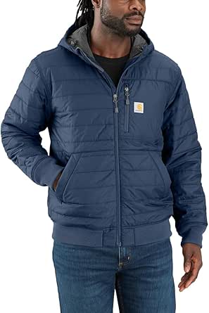 Carhartt Men's Rain Defender Relaxed Fit Lightweight Insulated Hooded Jacket