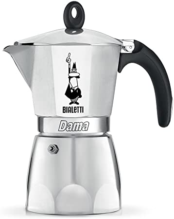 Bialetti 2153 Dama Nuova Espresso Maker, Silver