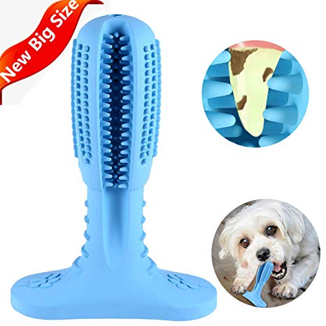 BAMOMBY Dog Toothbrush Stick Brushing Stick - Dog Toothbrush Dog Tooth Brush Brushing Stick for Dogs Pets Oral Care (Blue-Big Size)