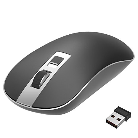 JETech 2.4Ghz Wireless Mobile Optical Mouse with 6-Month Battery Life - 2261