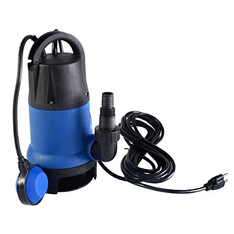 Goplus 1/2 HP 2000GPH Submersible Dirty Clean Water Pump Flooding Pond Swimming Pool