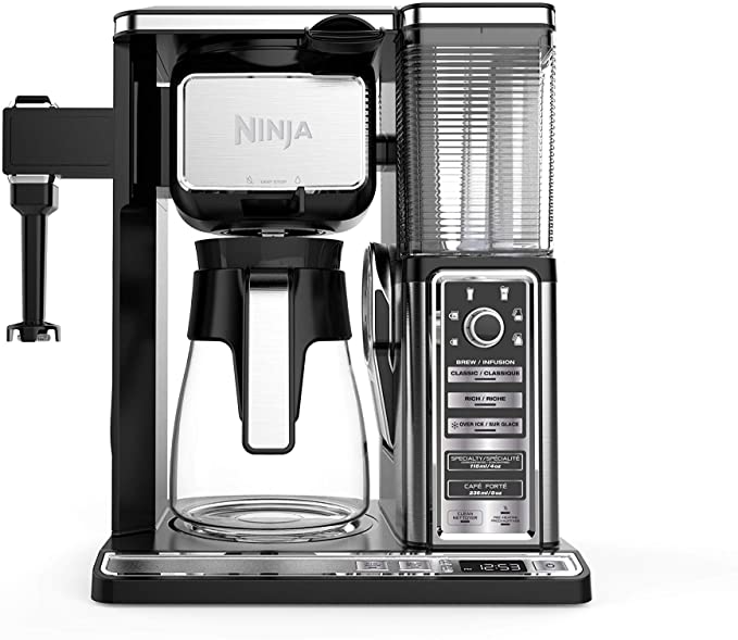 Ninja Coffee Bar Glass Carafe System, Black & Stainless Steel