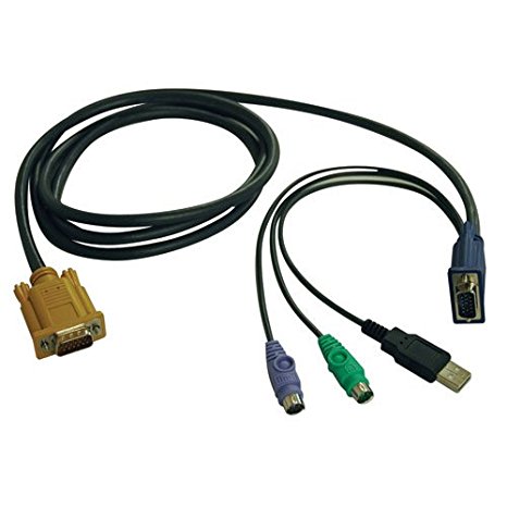 Tripp Lite P778-010 USB/PS2 Combo Cable for Select KVM (10 Feet)