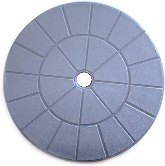 JSP Manufacturing Swimming Pool Skimmer Cover Debris Canister Deck Lid 9 1/8" Inch Skimmer Valve Replacement Lid (Grey)