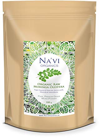 Premium Raw Organic Moringa Oleifera Leaf Powder - Certified and Highest Quality (250 grams)