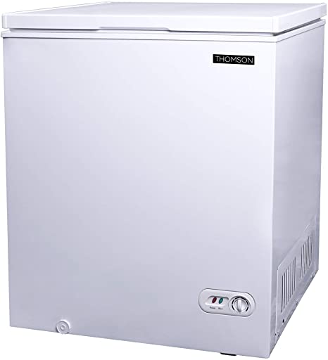 RCA Thomson TFRF520 Chest Deep Freezer, 5.0 Cu. Ft. Capacity, White, 5