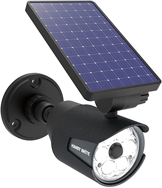 Handy Brite Solar LED Spotlight - Solar Powered Motion-Activated LED Security Light