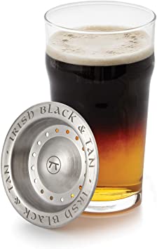 Outset Irish Black and Tan Layering Tool, 3.75" Diameter, Stainless Steel