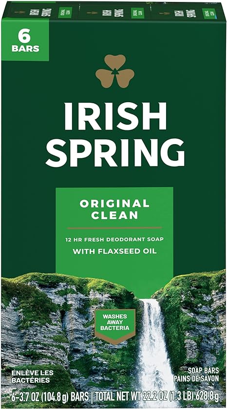 Irish Spring Irish Spring Deodorant Soap Original 3.75 Oz (6 Pack), 3.75 Ounce