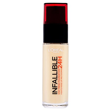 L'Oreal Paris Infallible 24H Foundation, 015 Porcelain, 30 ml