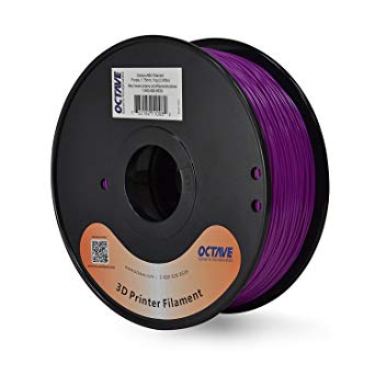 Octave Purple ABS Filament for 3D Printers - 1.75mm 1kg Spool