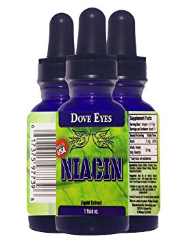 NIACIN (Vitamin B3) - From DOVE EYES! - ORGANIC LIQUID EXTRACT! - 1 OZ! - MADE IN AMERICA! - ALCOHOL FREE! - 100% MONEY BACK GUARANTEE!** ON SALE NOW! - GET YOUR FREE HOME HERBAL HINTS eBook!