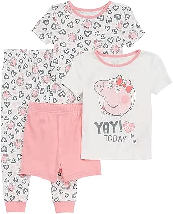 Peppa Pig Girls' 4 Piece Cotton Set