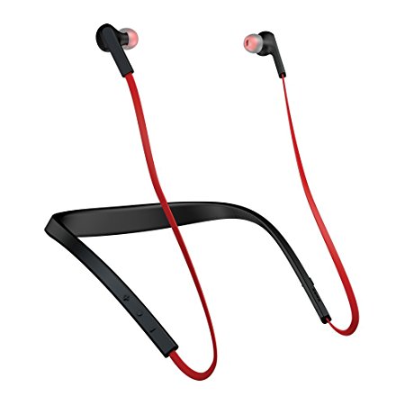 Jabra Halo Smart Wireless bluetooth in ear headset - Black and Red