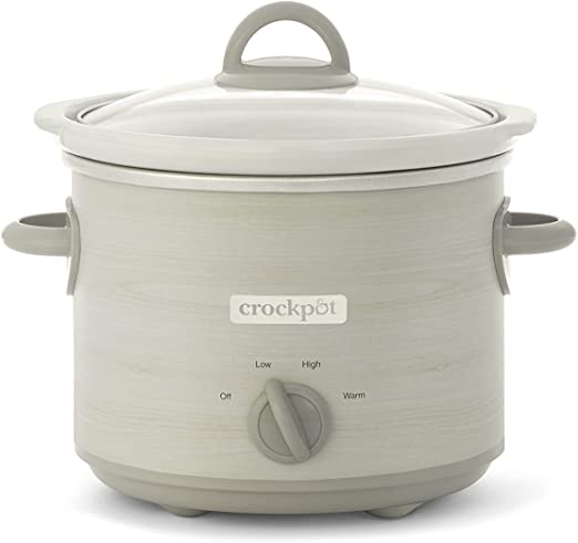 Crock-Pot 3-Quart Manual Slow Cooker, Woodgrain CPSCRM30-WG-033