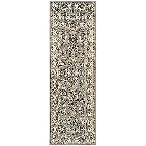 Superior Lille 2.6' x 8' Area Rug, Contemporary Living Room & Bedroom Area Rug, Anti-Static and Water-Repellent for Residential or Commercial use