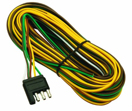 Wesbar 707261 Wishbone Style Trailer Wiring Harness with 4-Flat Connector