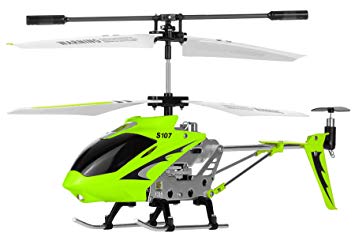 Syma S107G 3 Channel RC Radio Remote Control Helicopter with Gyro - Green