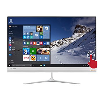 2017 Newest Lenovo IdeaCentre 510S Flagship All-in-One Desktop PC, 23" Full HD Touch screen, Intel Pentium 4405U Processor, 8GB DDR4 Memory, 1TB Hard Drive, DVD /-RW, Bluetooth, Windows 10