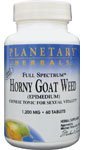 Planetary Herbals Full Spectrum Horny Goat Weed -- 1200 mg - 60 Tablets