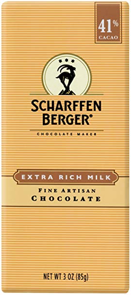 Scharffen Berger - Milk Chocolate Bar 41% Cacao Extra Rich Milk - 3 oz.