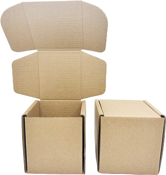 Small Cardboard Boxes 3x3x3 inches Double Wall Mini Mailing Box Perfect for Storing and Shipping 20 Pack