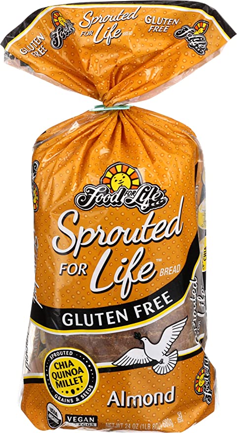 Food For Life, Bread Sprouted Almond Organic, 24 Ounce