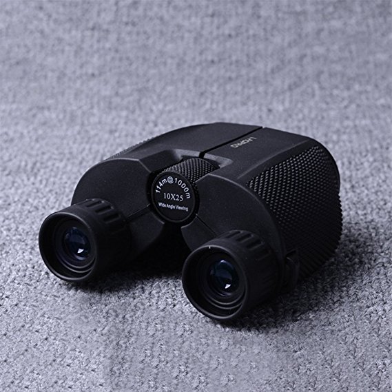 10x25 Binoculars for Adult Children for Outdoor Sports Games and Concerts Fogproof and Durable HD Bird Watching Concert Small Binoculars 0.5Ib by LAOPAO