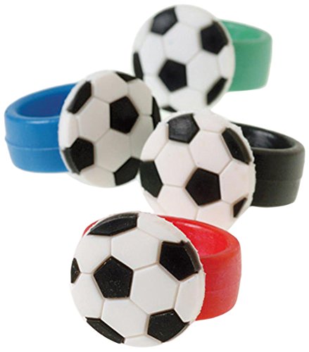 U.S. Toy Soccer Rubber Rings 1 Dozen