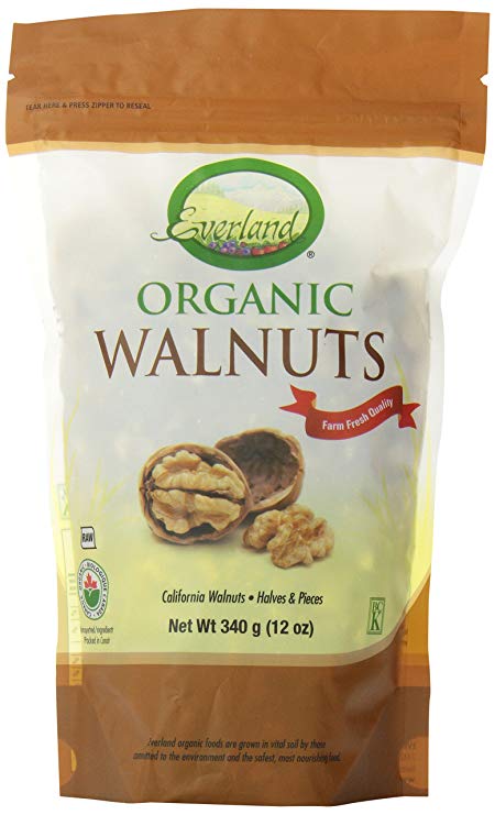 Everland Organic Walnuts, 340gm