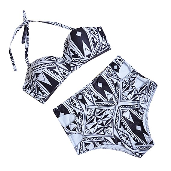 YSkkt Women Bikini Set Bathing Suit Bandage Swimwear Push-up Swimsuit