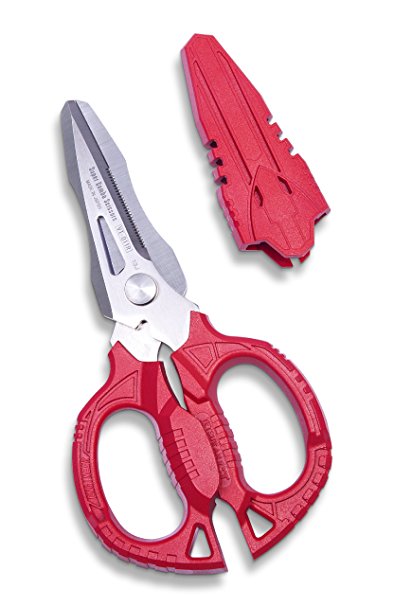 VamPLIERS. World's Best Pliers! Super Combo Scissors - Strong Titanium Steel Comfortable SOft Handles Multi Purpose Shears & Perfect for Cutting Paper, Fabric, Photos, More