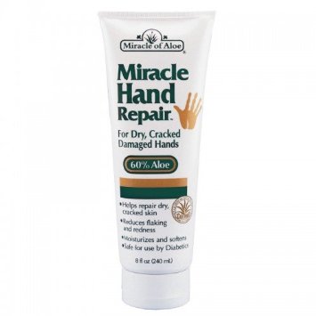 Miracle of Aloe Miracle Hand Repair Cream 8 Oz