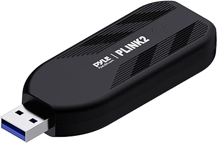 PyleUsa HDMI Capture Card - Camera Link 4K USB3.1 GEN1 HDMI-to-USB Audio-Video Recording via DSLR Camcorder Action Cam, Record Directly to Computer Gaming,Streaming,Conference,Live Broadcast,PLINK 2