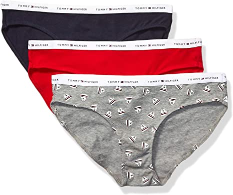 Tommy Hilfiger Women's Cotton Bikini Underwear Panty, Multipack