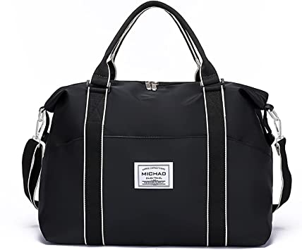 36L Large Duffle Bag Travel Bag for Women, Color You Weekender Bag Carry On Bag, Dry & Wet Separated Gym Bag Beach Bag, Foldable Lightweight Overnight Bags Hospital Bag Tote Bag