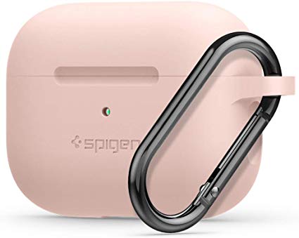 Spigen Silicone Fit [Version 2] Designed for Apple Airpods Pro Case (2019) - Pink