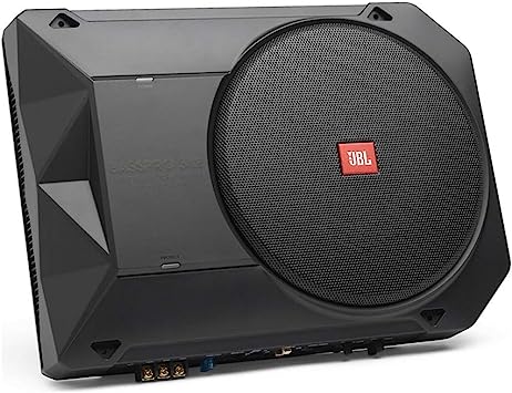 JBL BassPro SL2 Active Underseat Car Subwoofer with Built in Amplifier - Under Seat 8'' Subwoofer Car with 125 Watt Power Amplifier