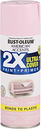 Rust-Oleum 327885 American Accents Spray Paint, 12 oz, Gloss Candy Pink