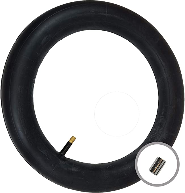 16" Stroller/Jogger Inner Tube - 16" x 1.75 to 2.125 (Fits all sizes 16" x 1.75, 1.85, 1.90, 1.95, 2.0, 2.1, 2.125) - Universal Schrader/Auto Valve! FREE VALVE CAP UPGRADE WORTH $4.99!